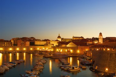 Dubrovnik gece, Hırvatistan