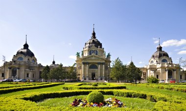 The Szechenyi bath, Budapest clipart