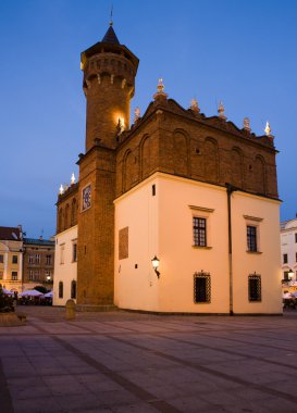 Tarnow, belediye binası. Polonya