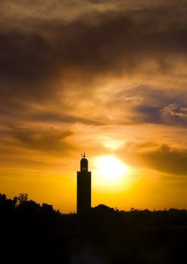 koutoubia cami, marrakesh, morocco