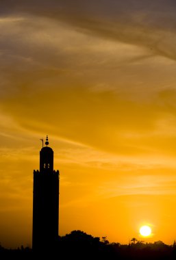 koutoubia cami, marrakesh, morocco