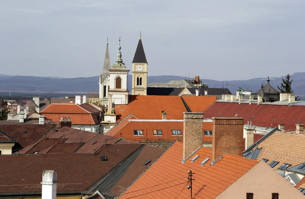 O panorama da cidade de Veszprem, Hungria — Fotografia de Stock