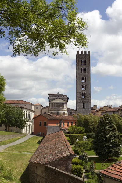 Panorama of Lucca, Tuscany, Italy — Stock Photo, Image