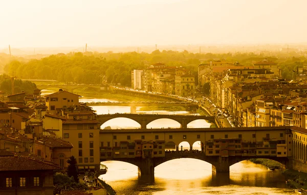 佛罗伦萨的日落 — 图库照片