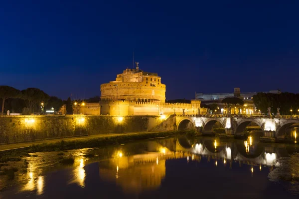 Le Château de l'Ange au coucher du soleil, Rome — Photo
