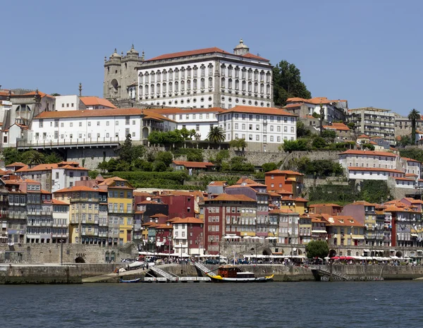 Porto från floden duoro, portugal — Stockfoto