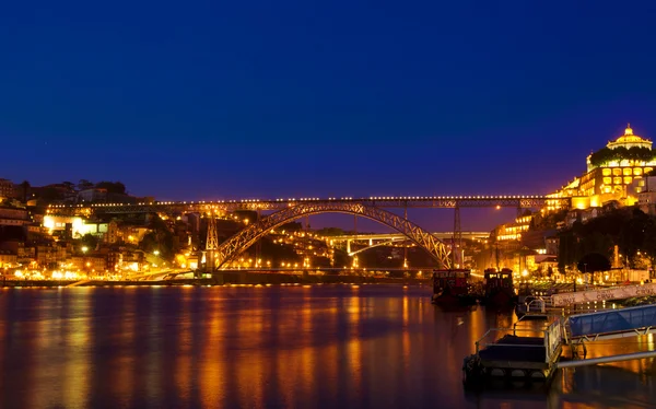 Porto at night, Portugal — Stock Photo, Image