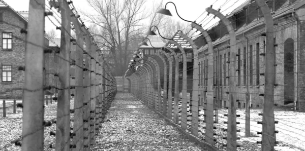 Auschwitz-leiren, Polen – stockfoto