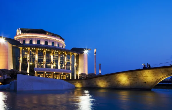 Budapeşte, Ulusal Tiyatro — Stok fotoğraf