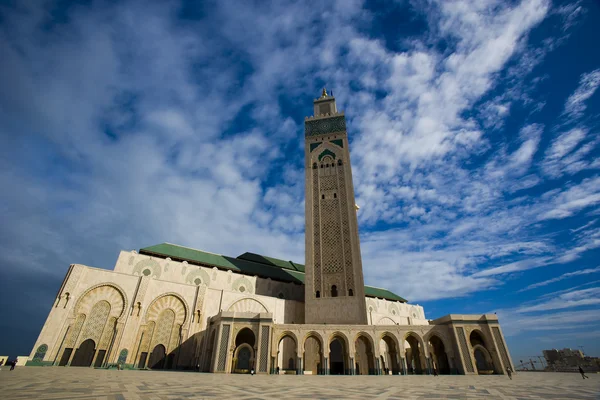 A II mesquita Hassan em Casablanca — Fotografia de Stock