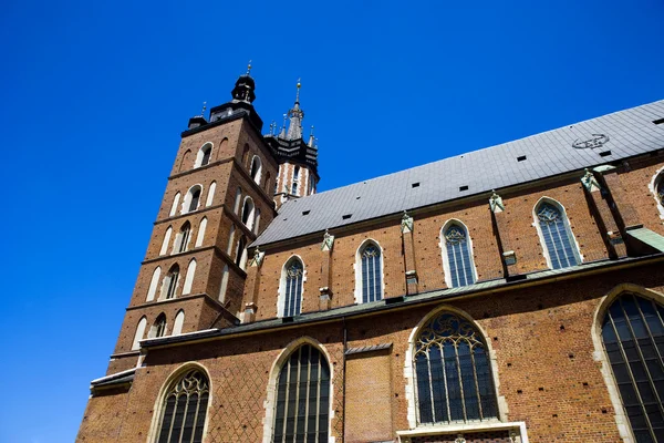 Die Marienkirche, Krakau — Stockfoto