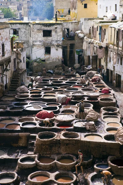 stock image Tannery souk of weavers