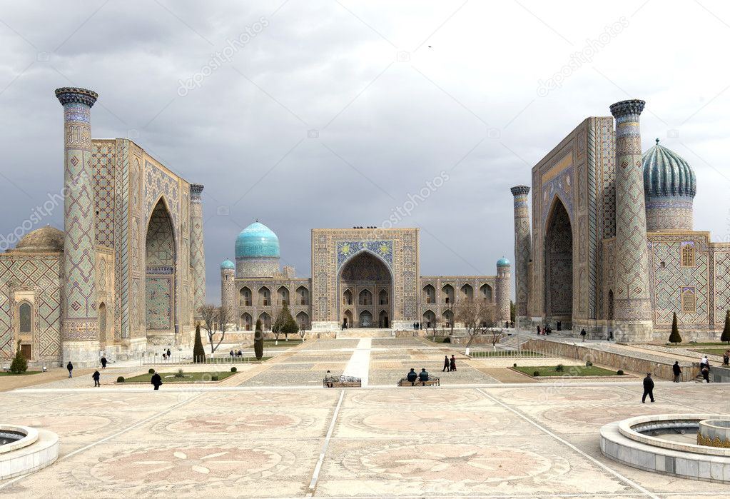 Mosque in Samarquand, Uzbekistan