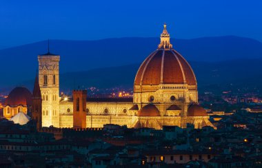 Florence sunset clipart