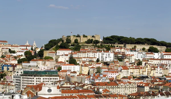 Slottet São jorge i Lissabon, portugal — Stockfoto