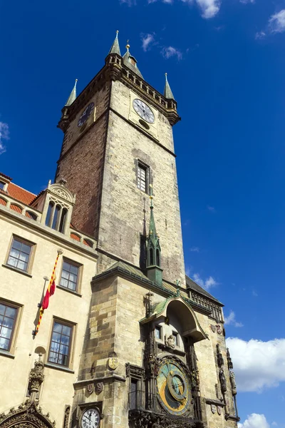 Astronomischer Uhrturm in Prag — Stockfoto