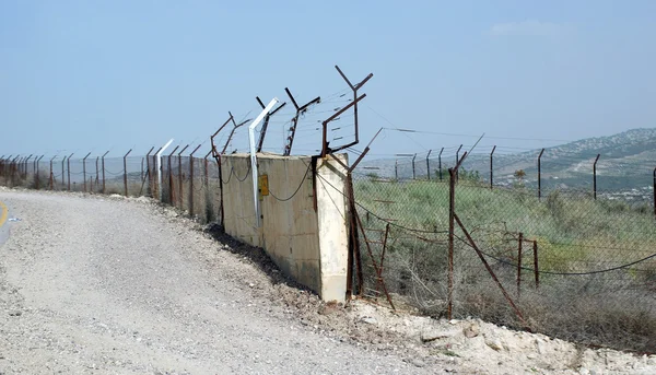 The Israel border between Israel — Stock Photo, Image