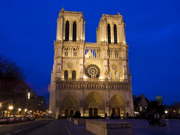 stock image The Notre Dame cathedral in Paris, France