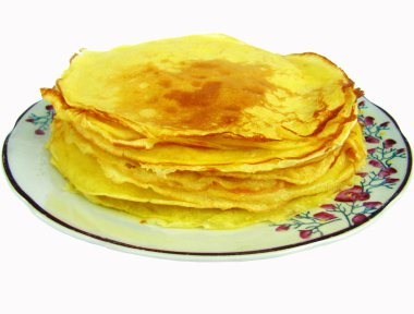 Blintzes (peynirli gözleme) plaka üzerinde kapat