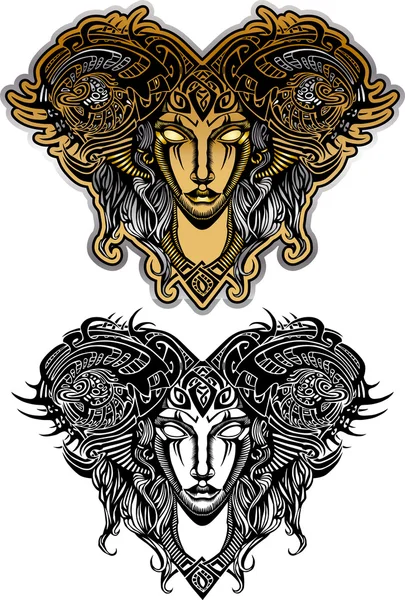 Freya (divinité féminine ) — Image vectorielle