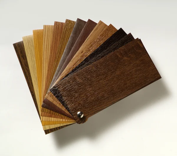 Color sample wood for house — Stock Photo, Image