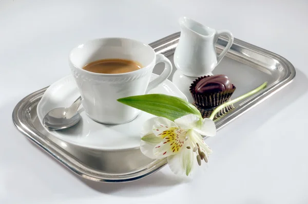 4 Kaffee-Espresso — Stockfoto