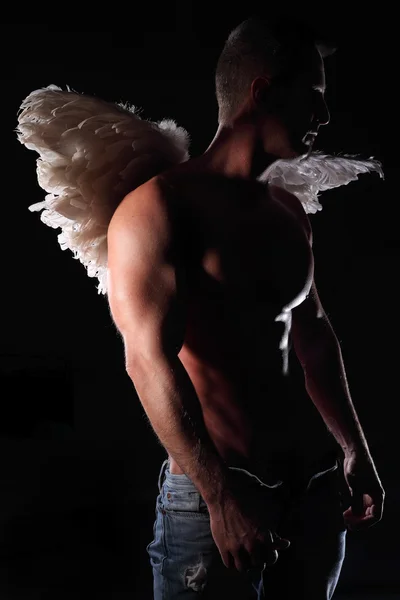Anioł człowieka — Zdjęcie stockowe