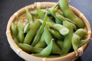 Edamame Appetizer at Hana Japan restaurant clipart