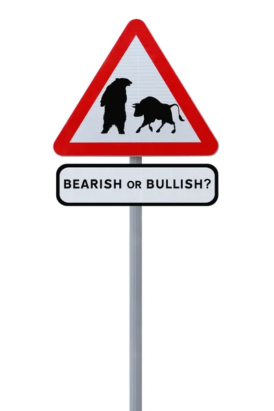 Bullish of bearish? — Stockfoto