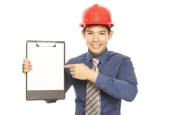 Man with a Clipboard — Stock Photo, Image