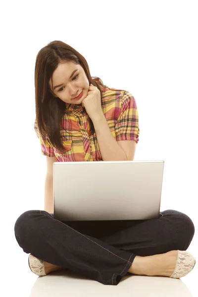 Young Woman Browsing — Stock Photo, Image