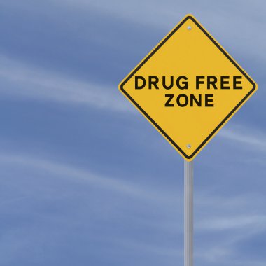 Drug Free Zone clipart
