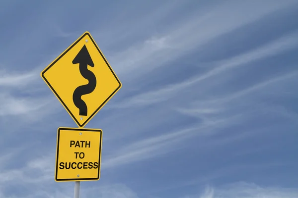 Path to Success Road Sign — Stock Photo, Image