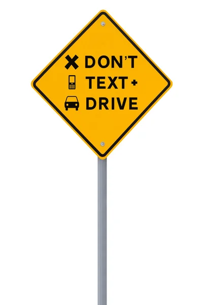 Do not Text And Drive — стоковое фото