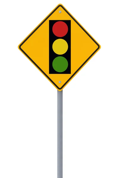 Traffic-light vooruit — Stockfoto