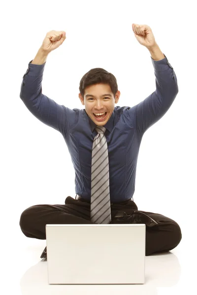 Excited Businessman — Stock Photo, Image