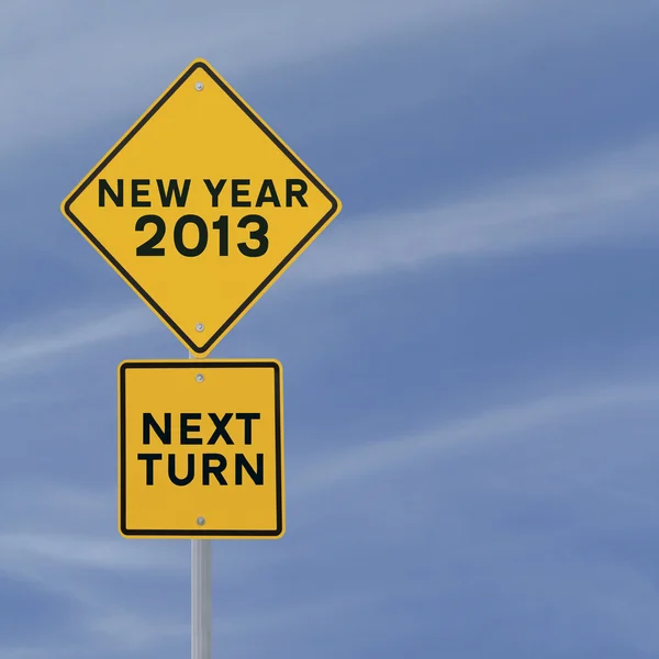 Ano novo à frente — Fotografia de Stock