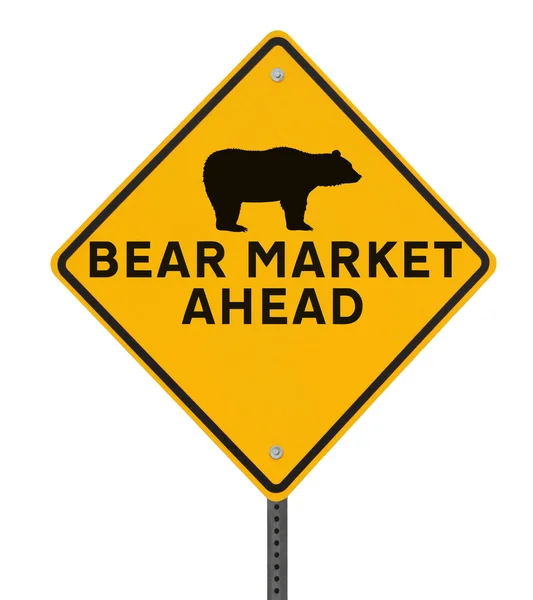 Mercato orso avanti — Foto Stock