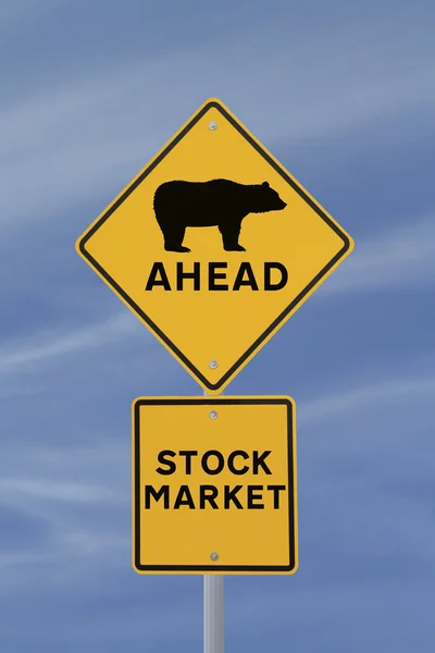 株式市場の弱気 — ストック写真
