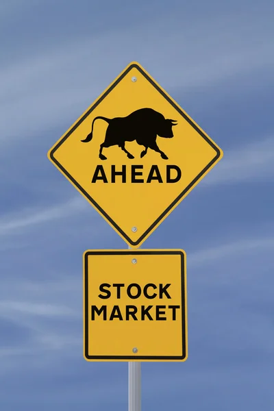 強気の株式市場 — ストック写真