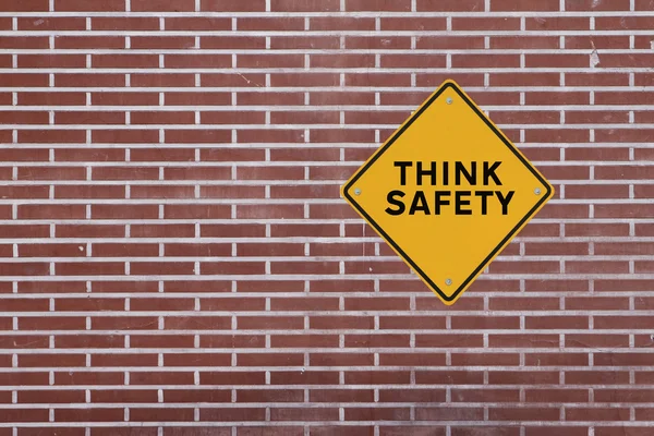 Pensar em segurança ! — Fotografia de Stock