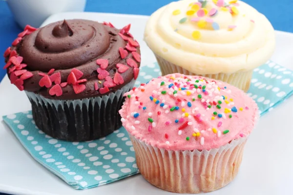 Válogatott cupcakes Stock Kép
