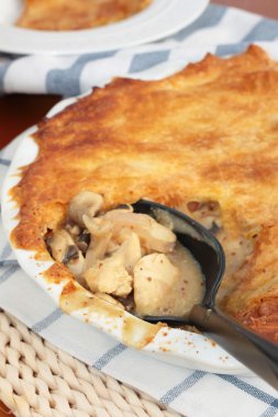 Homemade Chicken Pie clipart