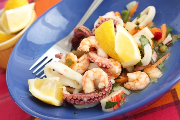 Seafood salad — Stock Photo, Image