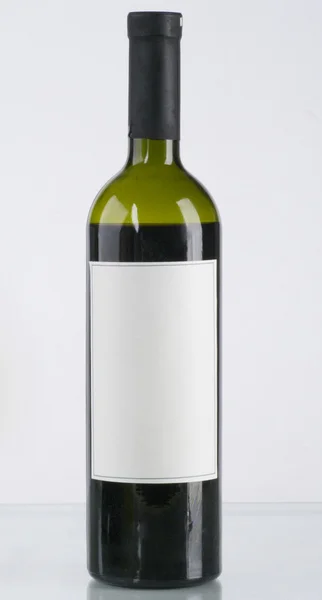 Láhev červeného vína — Stock fotografie