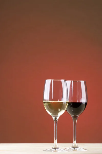 Czerwony i biały winorośli — Zdjęcie stockowe