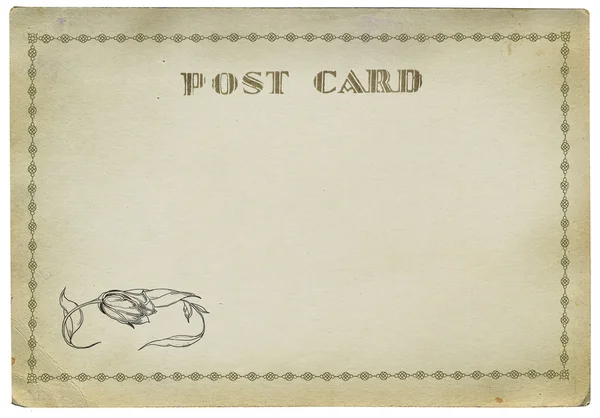 Vecchia cartolina — Foto Stock