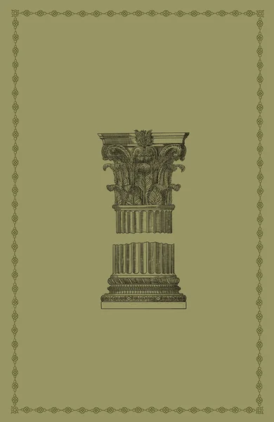 Antigua columna griega —  Fotos de Stock