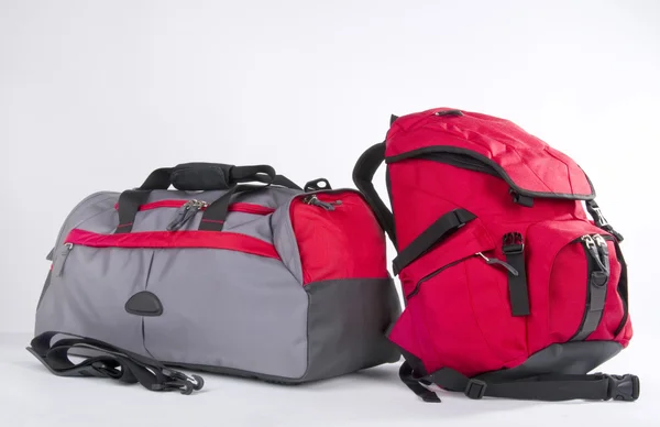 Современная сумка и рюкзак — стоковое фото