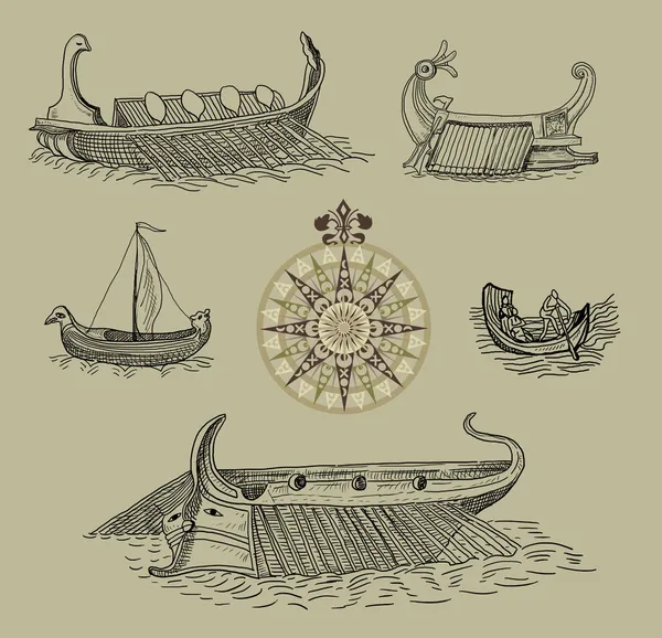 复古帆船 — 图库照片